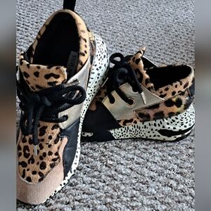 Steve Madden Animal Print Sneakers